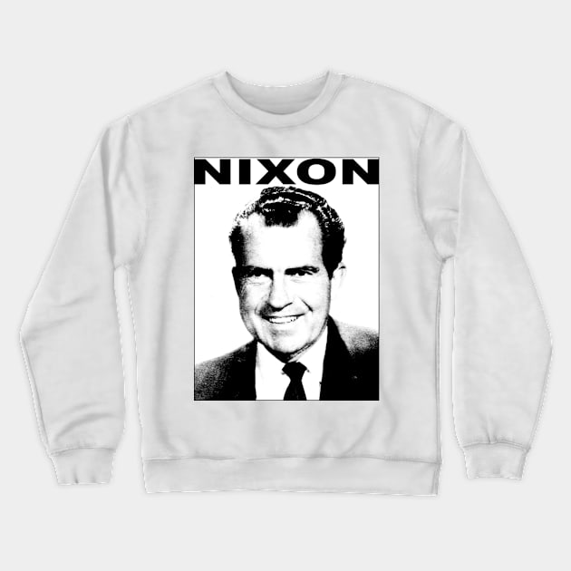 Richard Nixon Crewneck Sweatshirt by Bugsponge